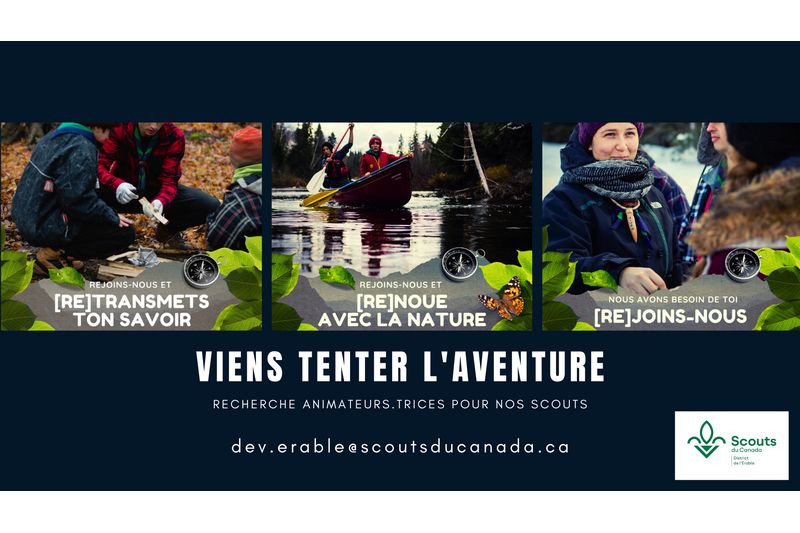 Les Scouts reviennent à Magog en 2026 : un grand appel aux animateurs bénévoles